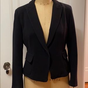 Zara black textured blazer size L